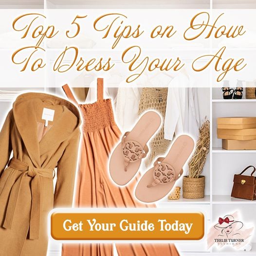 Get your FREE guide today >>> https://bit.ly/3FMJjCW

Are you looking for some incredible fashion tips and news about the Teelie Turner Fashion Collections? We have put together an amazing guide on ‘Top 5 Tips on How to Dress Your Age’ for your enjoyment. This beautiful guide is filled with advice and images that are sure to bring a smile to your face.

#teelieturnerfashions #fashion #style #fashionline #jewelry #fashionaccessories #bosslady #legaleriste #legaleristeartist #whimsicalart #artonclothes #fashionart #freeguide #freetips #dressyourage #freebies