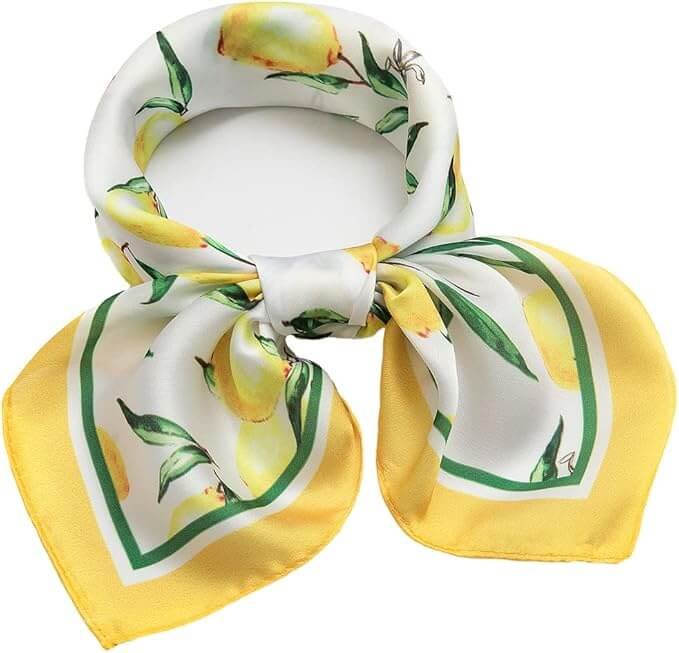 Silk Like Scarf Square Handkerchief