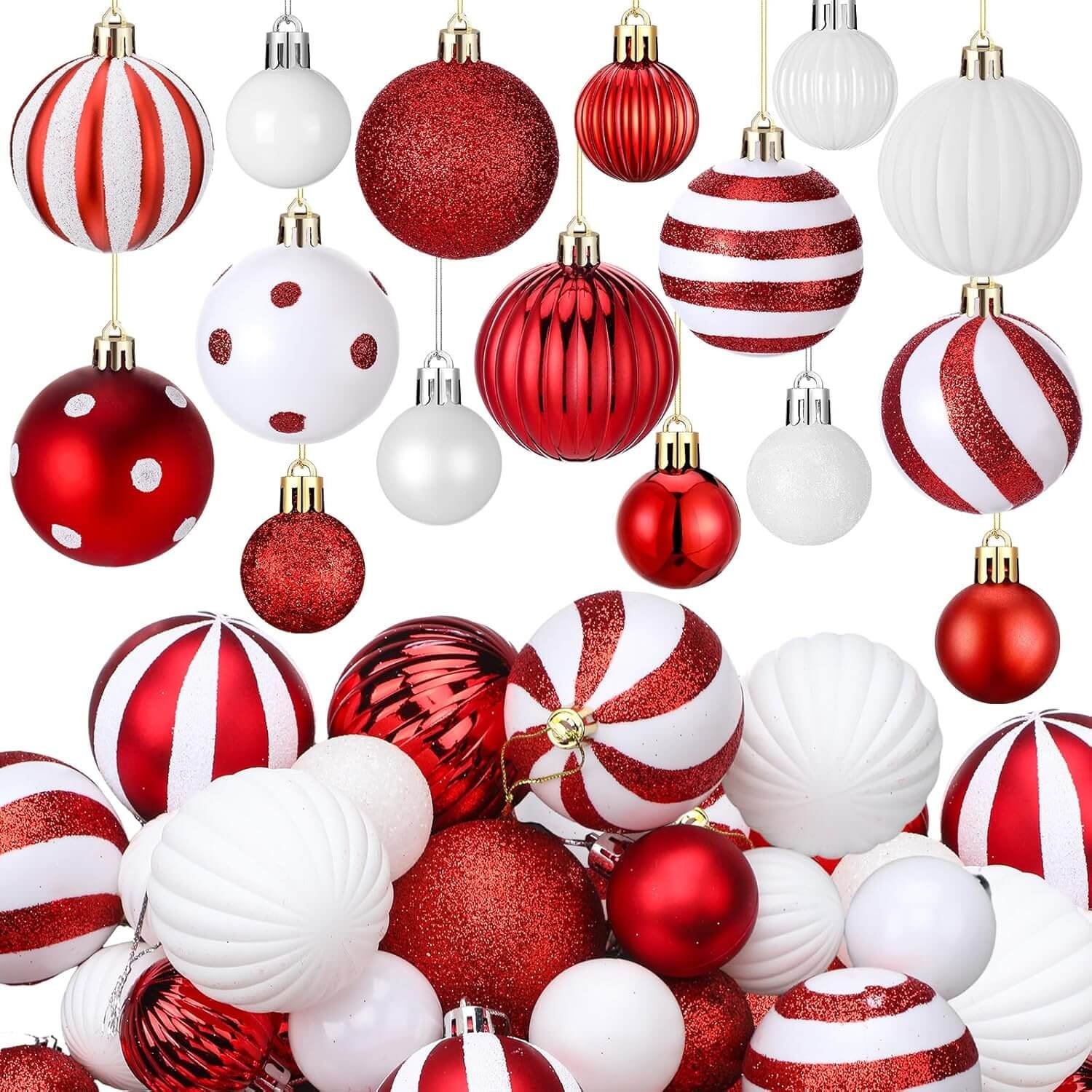48 Pcs Christmas Ball Ornaments (1)