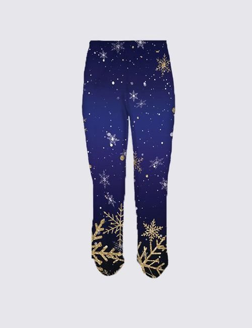 Blue Snowy Parisian Holiday Parma Capri